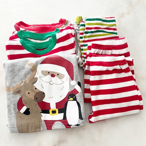 Simple Joy and Other Holiday Pajama Bundle Size (4 sets)18M through 2T - Picture 1 of 9